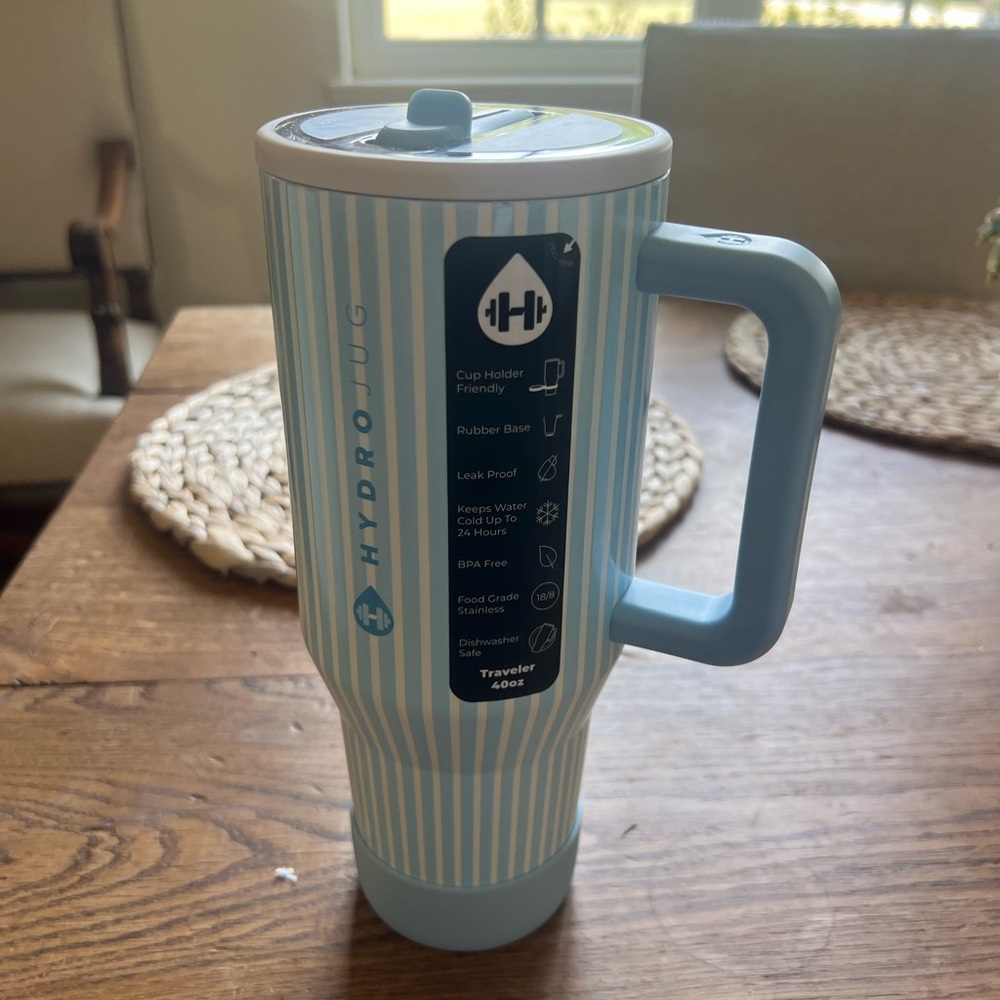 Blue and white Cape Cod hydro jug!